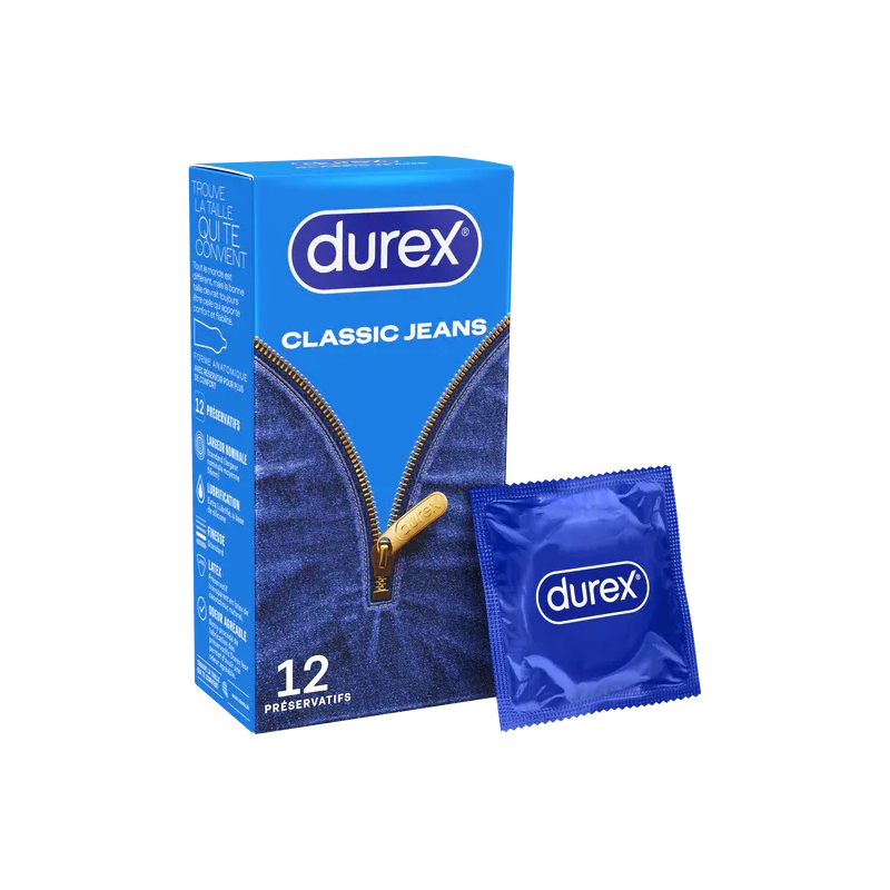Durex Préservatifs Confort Classic Jeans – Paramarket.com