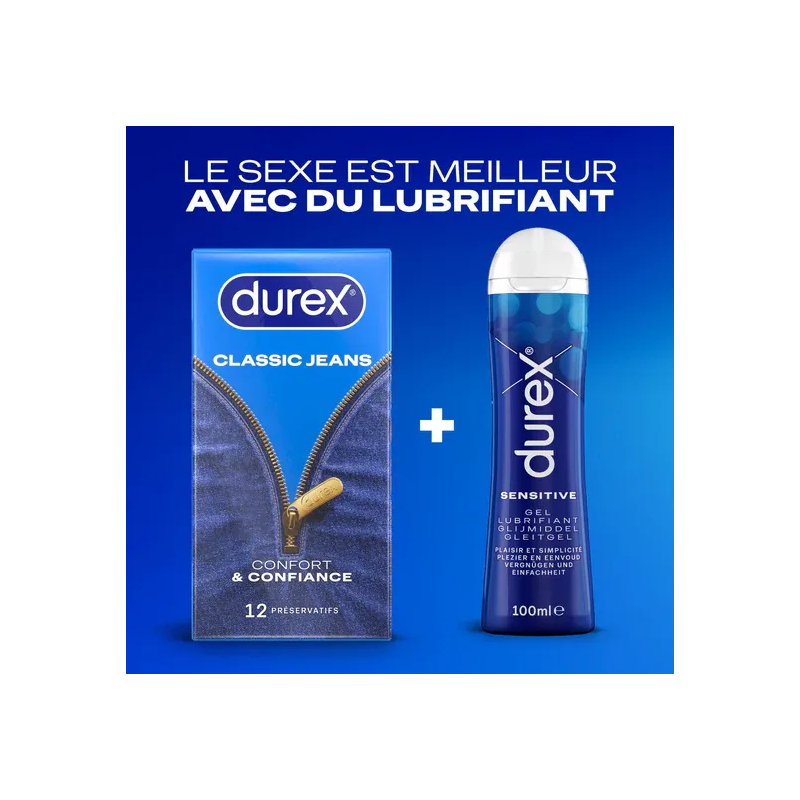 Durex Préservatifs Confort Classic Jeans – Paramarket.com