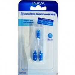 Brossettes Trio Compact Recharge Bleu des laboratoires Inava