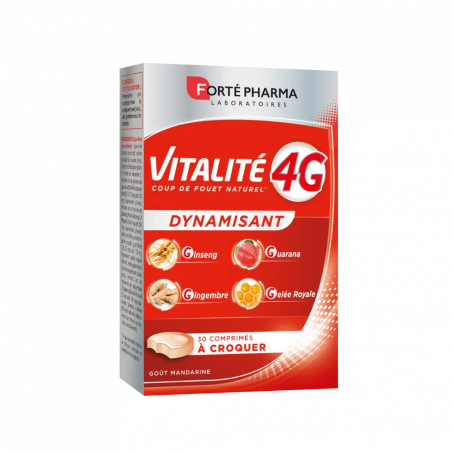 Forte Vitalité 4G Dynamisant comprimés à croquer - Paramarket.com