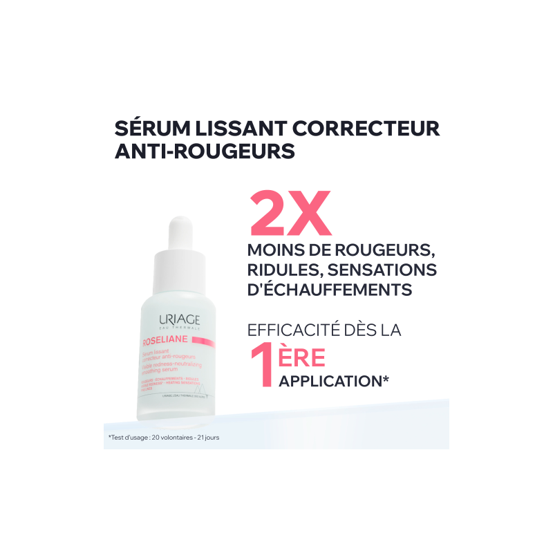Uriage Roséliane Sérum Lissant Correcteur Anti-Rougeurs - Paramarket.com