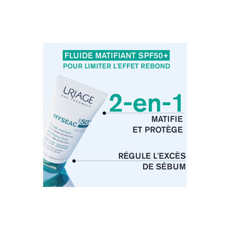 Uriage Hyseac Fluide Matifiant SPF50+ - Paramarket.com
