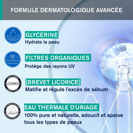 Uriage Hyseac Fluide Matifiant SPF50+ - Paramarket.com