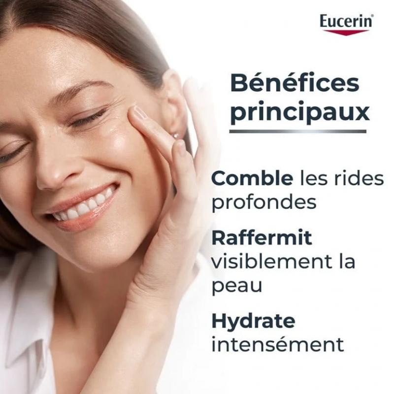 Eucerin Hyaluron-Filler +3x Effect Soin de Jour Peau Sèche SPF15 – Paramarket.com
