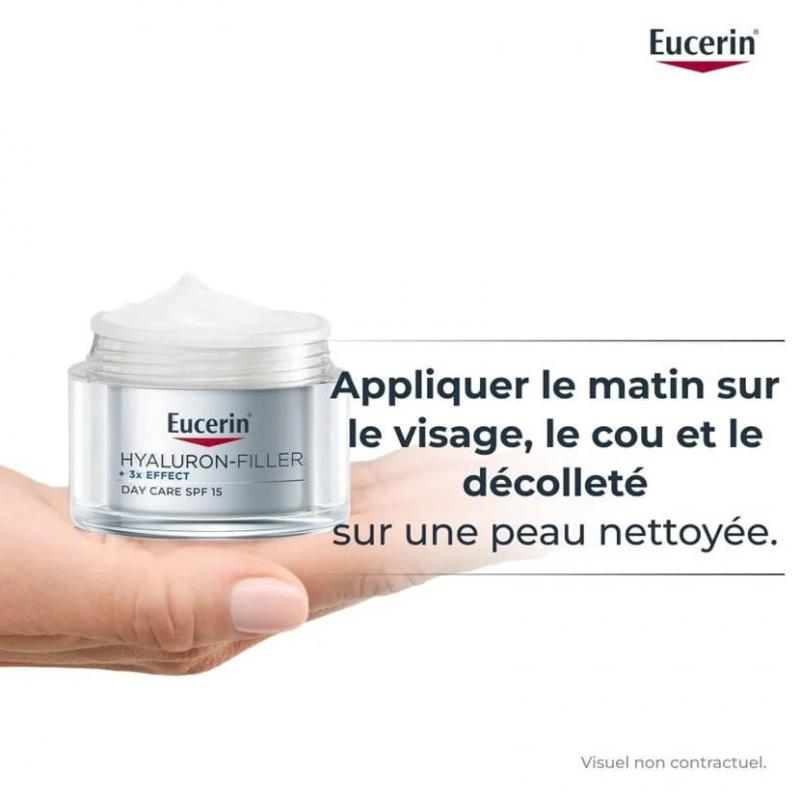 Eucerin Hyaluron-Filler +3x Effect Soin de Jour Peau Sèche SPF15 – Paramarket.com