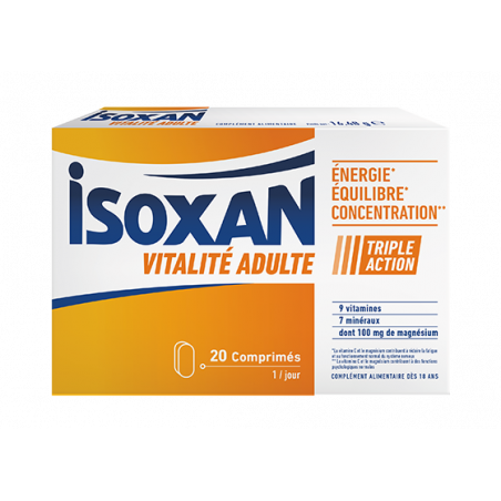 Isoxan Vitalité Adulte Comprimés à avaler – Paramarket.com