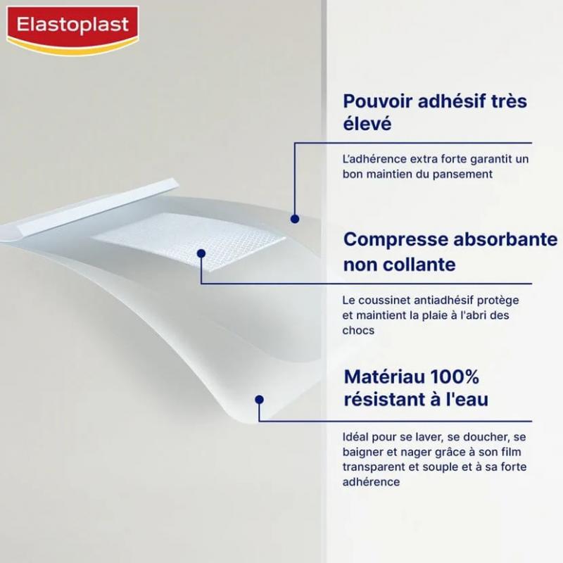 Elastoplast Pansements Waterproof XXL 10x8cm - Paramarket.com
