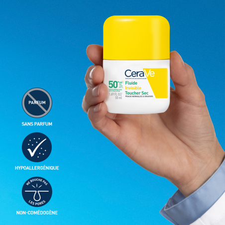 CeraVe Suncare Fluide Invisible Toucher Sec SPF50+ - Paramarket.com