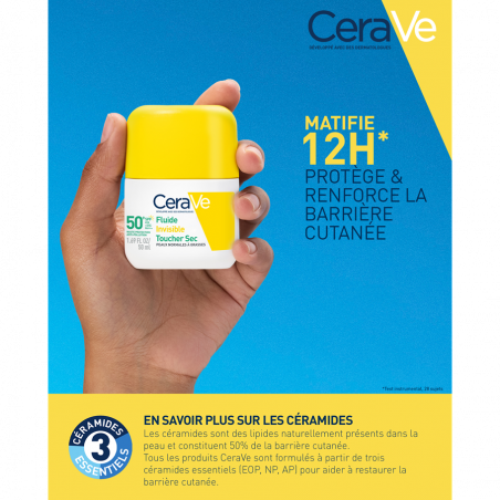 CeraVe Suncare Fluide Invisible Toucher Sec SPF50+ - Paramarket.com