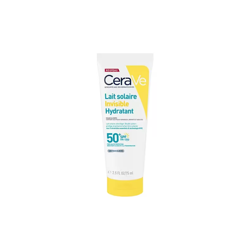 Cerave Suncare Lait Solaire Invisible Hydratant SPF50+ 75ml - Paramarket.com