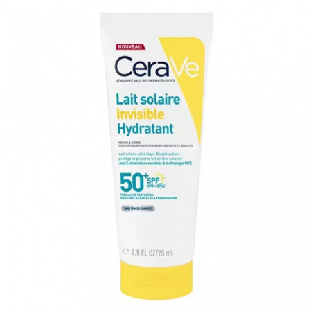 Cerave Suncare Lait Solaire Invisible Hydratant SPF50+ 75ml - Paramarket.com