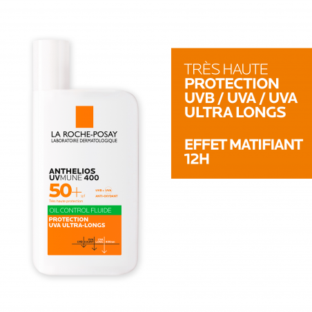 LRP Anthelios SPF50+ Fluide Oil Control Uvmune 400 Avec Parfum - Paramarket.com