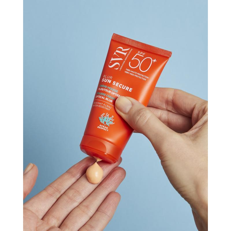 SVR Sun Secure Blur SPF50+ Crème-Mousse Sans Parfum - Paramarket.com