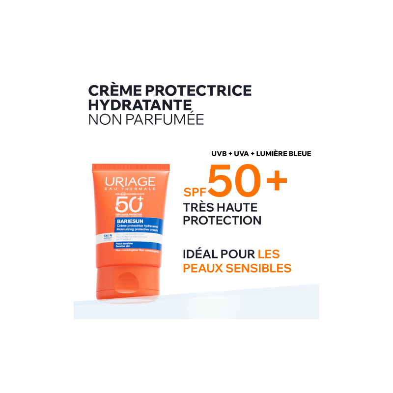 Uriage Bariesun SPF50+ Crème Protectrice Hydratante Sans Parfum - Paramarket.com