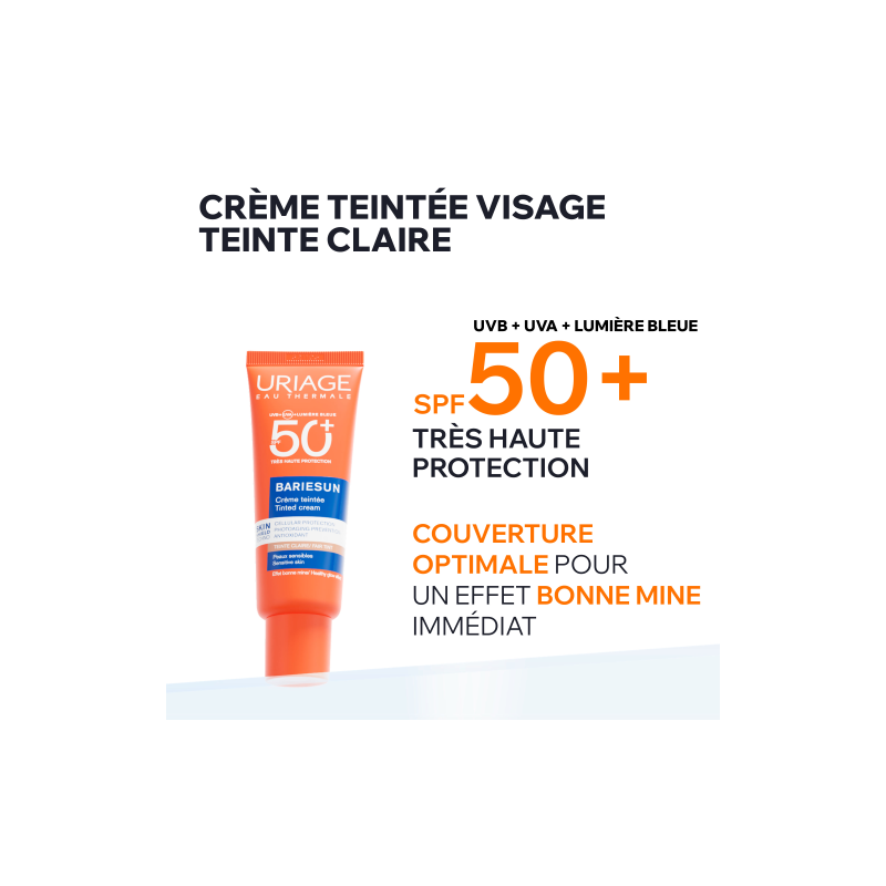 Uriage Bariesun SPF50+ Crème Teintée Teinte Claire - Paramarket.com