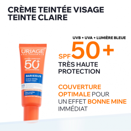 Uriage Bariesun SPF50+ Crème Teintée Teinte Claire - Paramarket.com