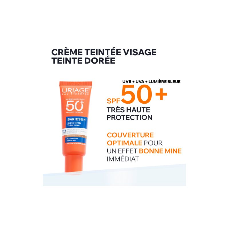 Uriage Bariesun SPF50+ Crème Teintée Teinte Dorée – Paramarket.com