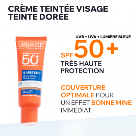 Uriage Bariesun SPF50+ Crème Teintée Teinte Dorée – Paramarket.com