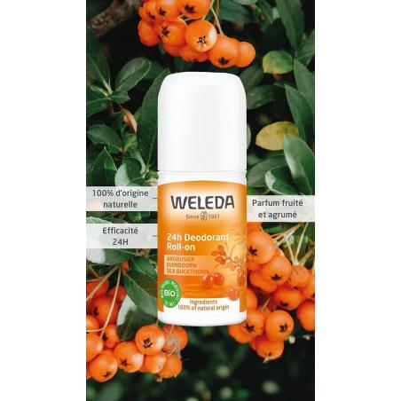 Weleda Déodorant Roll-On 24H Argousier - Paramarket.com