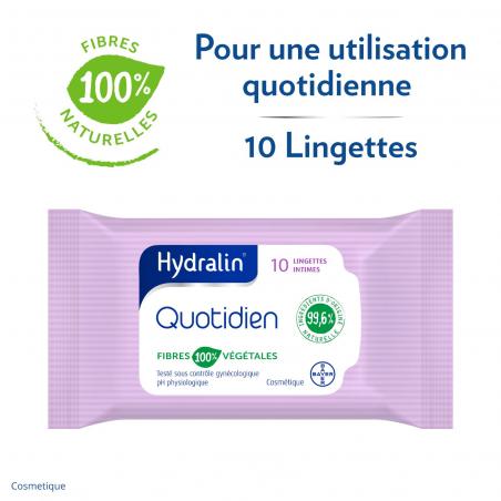 Hydralin Quotidien Quotidien Lingettes intimes - Paramarket.com