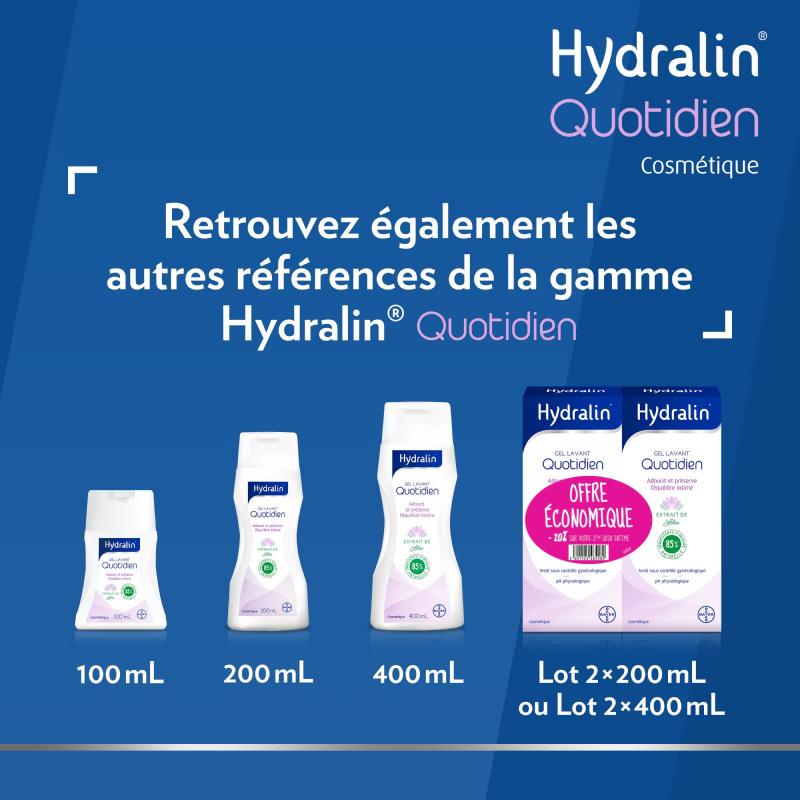 Hydralin Quotidien Quotidien Lingettes intimes - Paramarket.com
