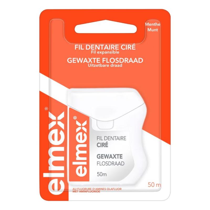 Elmex Anti-Caries Fil Dentaire Ciré – Paramarket.com