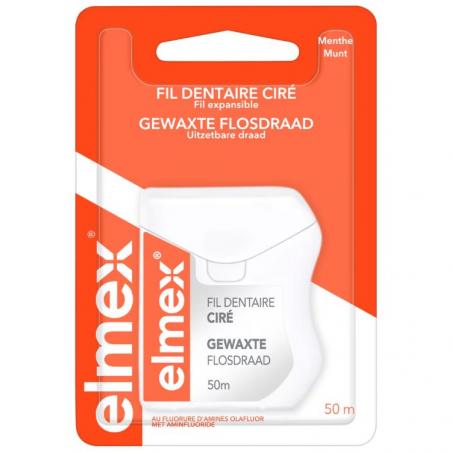 Elmex Anti-Caries Fil Dentaire Ciré – Paramarket.com