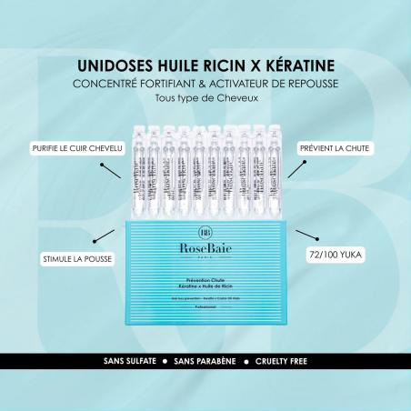 Rosebaie Huile De Ricin & Kératine Cure Anti-Chute – Paramarket.com