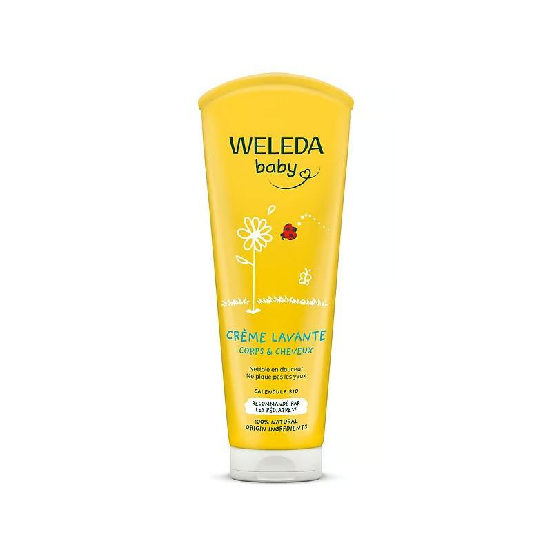 Weleda Bébé Crème lavante Corps et Cheveux au Calendula – Paramarket.com