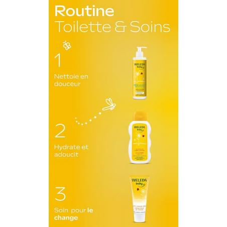 Weleda Bébé Crème lavante Corps et Cheveux au Calendula – Paramarket.com