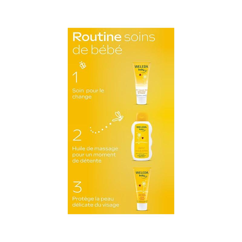 Weleda Bébé Crème hydratante Visage au Calendula – Paramarket.com