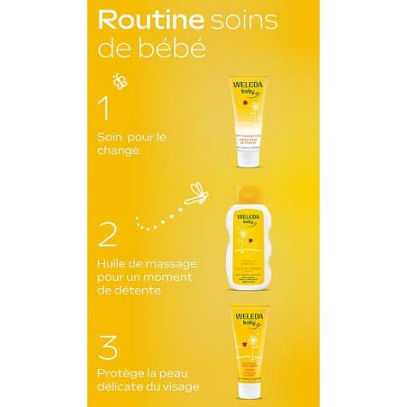 Weleda Bébé Crème hydratante Visage au Calendula – Paramarket.com
