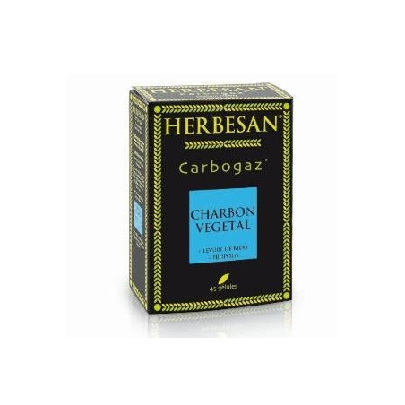 Carbogaz Charbon Végétal des laboratoires Herbesan