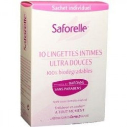 Femme Lingettes Intimes Boite des laboratoires Saforelle