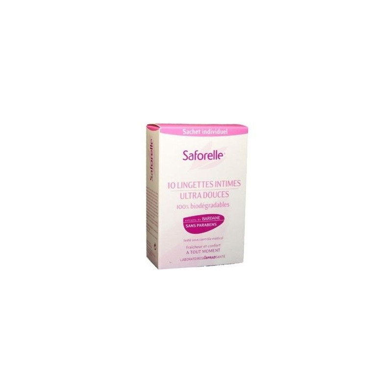 Femme Lingettes Intimes Boite des laboratoires Saforelle