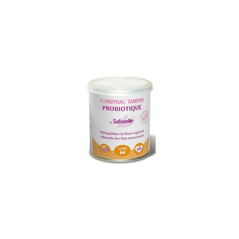Femme Florgynal Tampon Probiotique Mini des laboratoires Saforelle