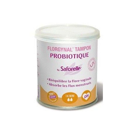 Femme Florgynal Tampon Probiotique Mini des laboratoires Saforelle