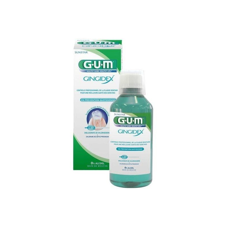 Bain De Bouche Gingidex 0.06% de Gum Sunstar