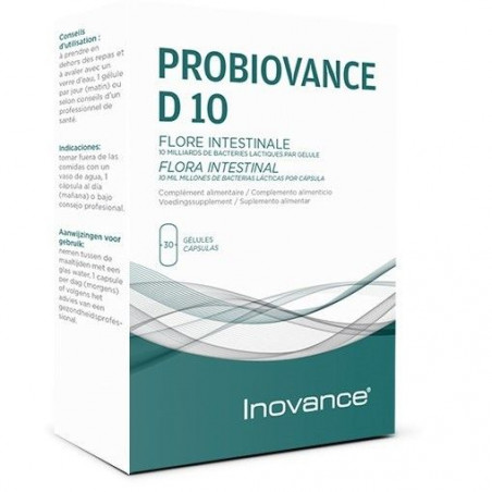 Inovance Probiovance D 10 des laboratoires Ysonut