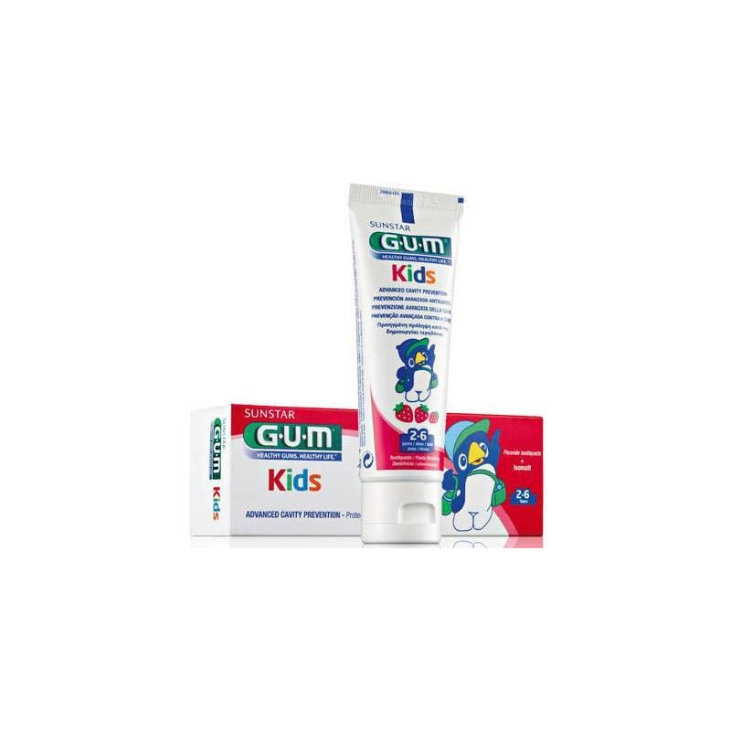 Dentifrice Kids 2-6 Ans Fraise de Gum Sunstar