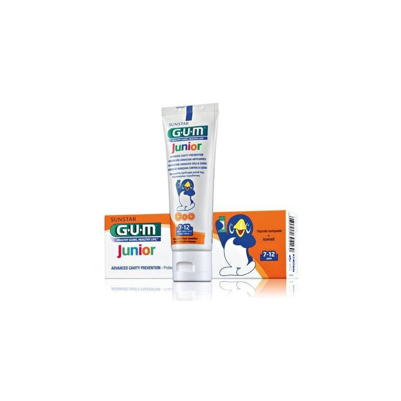 Dentifrice Junior 7-12 Ans Orange de Gum Sunstar