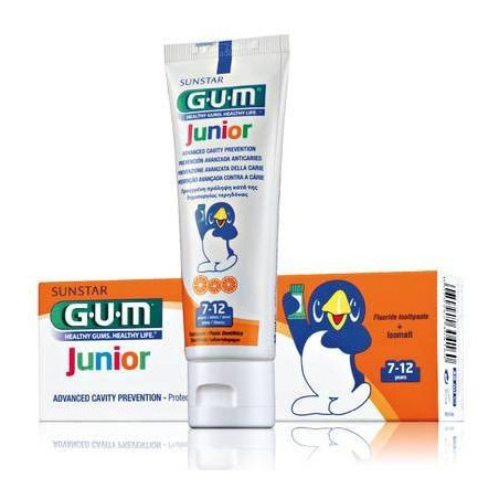 Dentifrice Junior 7-12 Ans Orange de Gum Sunstar