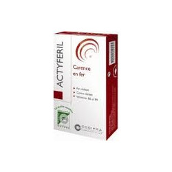 Actyferil Carence En Fer des laboratoires Codifra