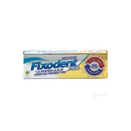 Crème Fixatrice Duo Action de Fixodent Pro Crème Fixatrice Duo Action de Fixodent Pro