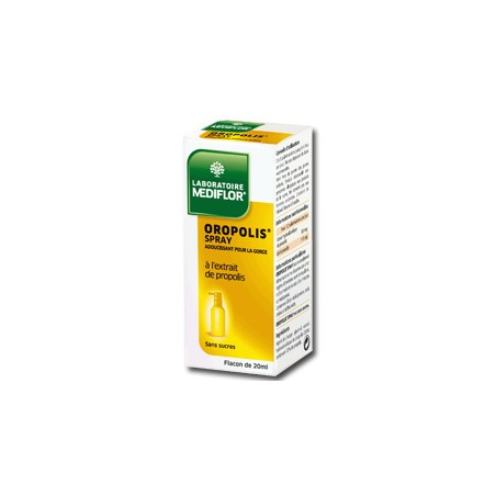 Oropolis Spray Buccal des laboratoires Mediflor