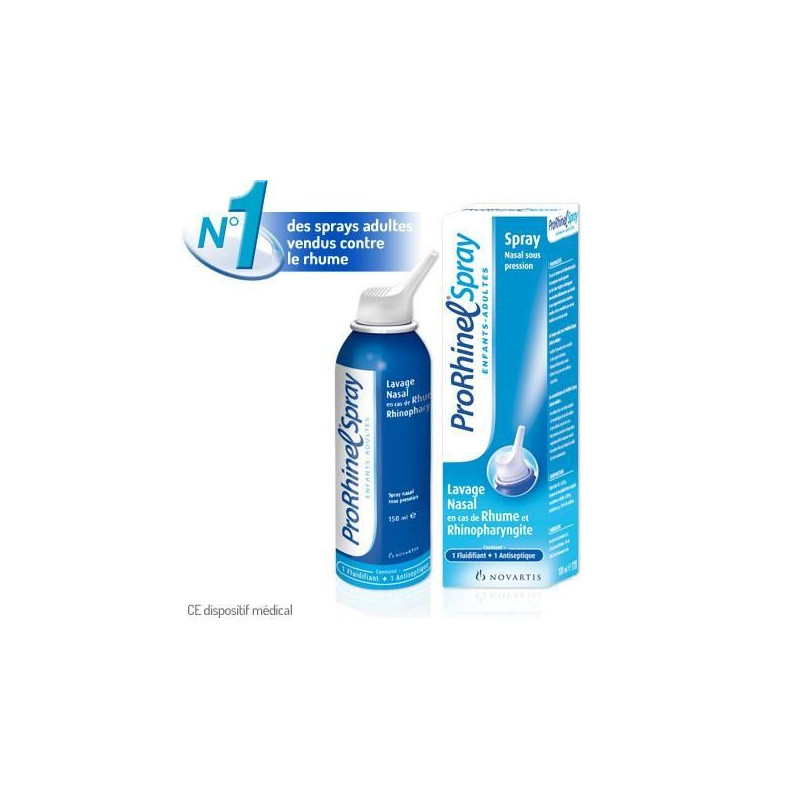 Spray Nasal Enfant-Adulte des laboratoires Prorhinel