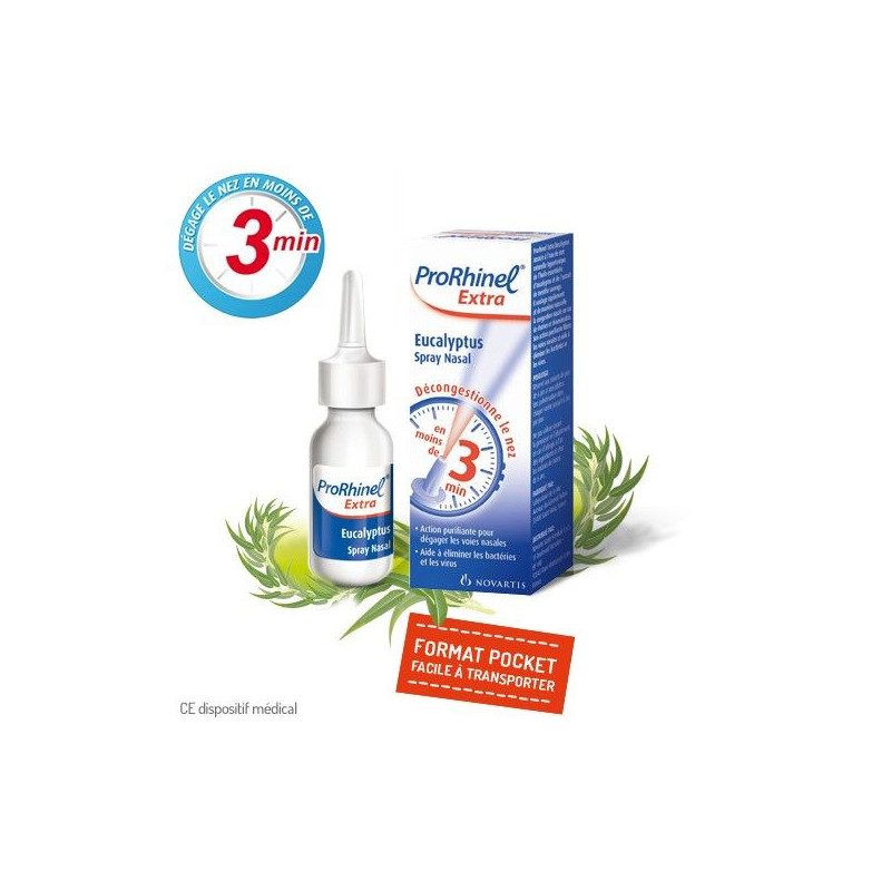 Spray Nasal Extra Eucalyptus des laboratoires Prorhinel