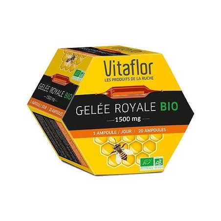 Gelee Royale Gelée Royale 1500Mg Bio des laboratoires Vitaflor