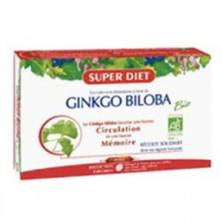 Ampoules Pour La Circulation Au Ginkgo Biloba Bio Super Diet