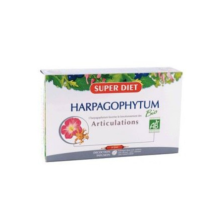 Ampoules Bio Douleurs Articulaires Harpagophytum de Super Diet